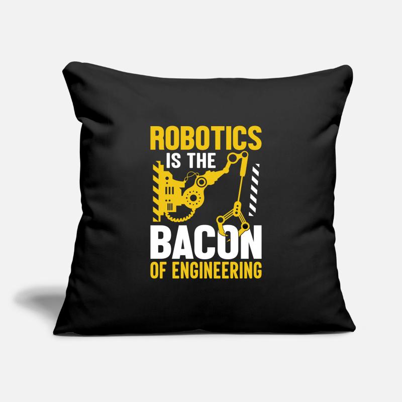 Programmeur de robots Technicien en automatisation Housse de coussin décorative 45 x 45 cm