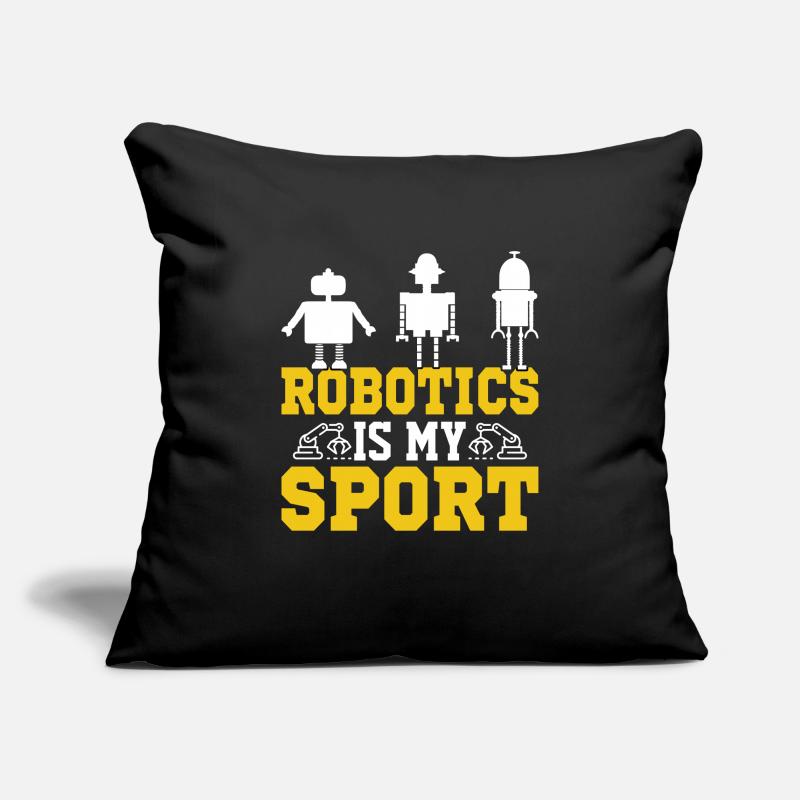 Programmeur de robots Technicien en automatisation Housse de coussin décorative 45 x 45 cm