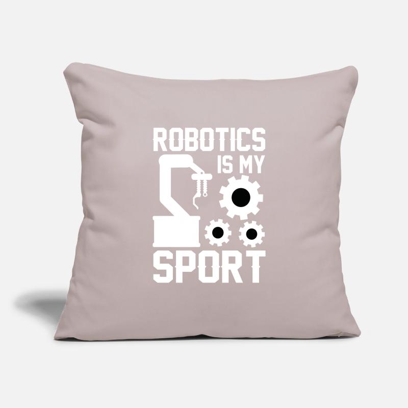 Programmeur de robots Technicien en automatisation Housse de coussin décorative 45 x 45 cm