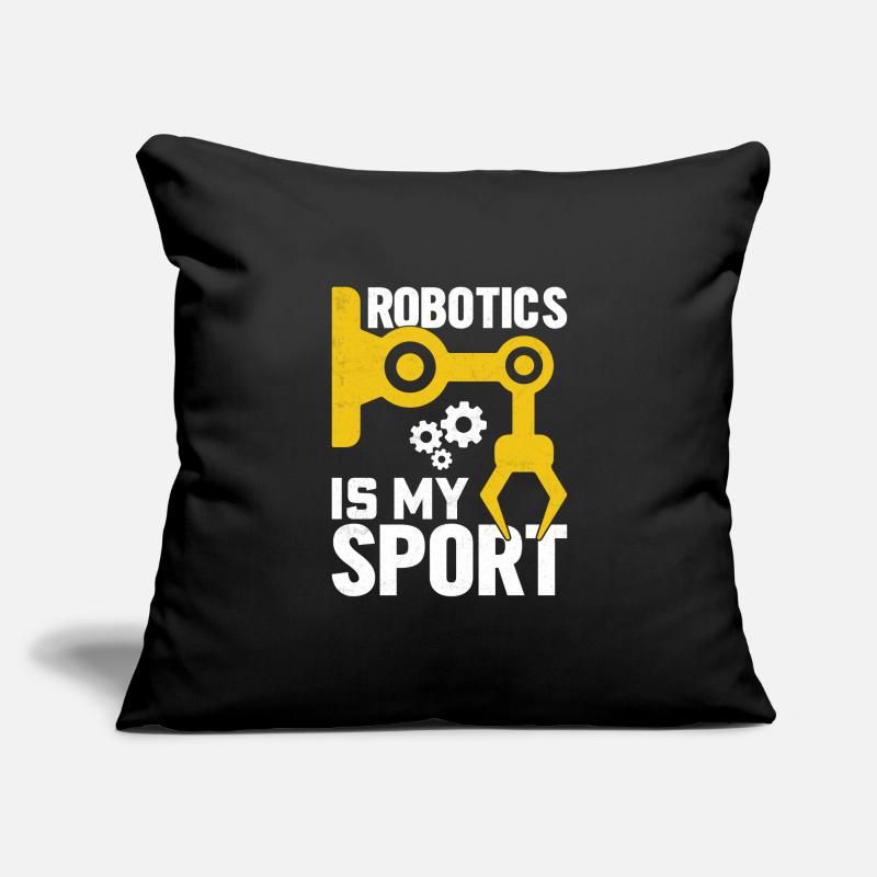 Programmeur de robots Technicien en automatisation Housse de coussin décorative 45 x 45 cm