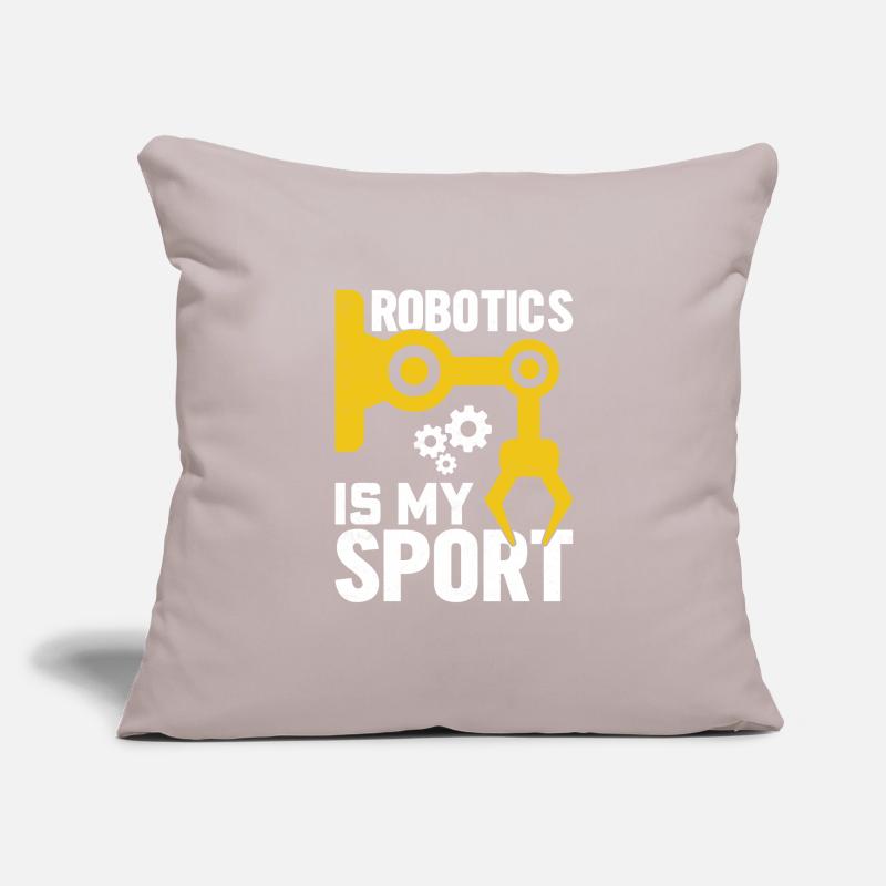 Programmeur de robots Technicien en automatisation Housse de coussin décorative 45 x 45 cm