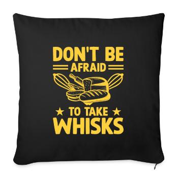 Baking Bakery Pastry Confectioner Baker Confection - Sofa pillowcase 17,3'' x 17,3'' (45 x 45 cm) - black - Front