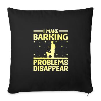 Dog Trainer Dog Training Training Dogs Pet Care Pr - Sofa pillowcase 17,3'' x 17,3'' (45 x 45 cm) - black - Front