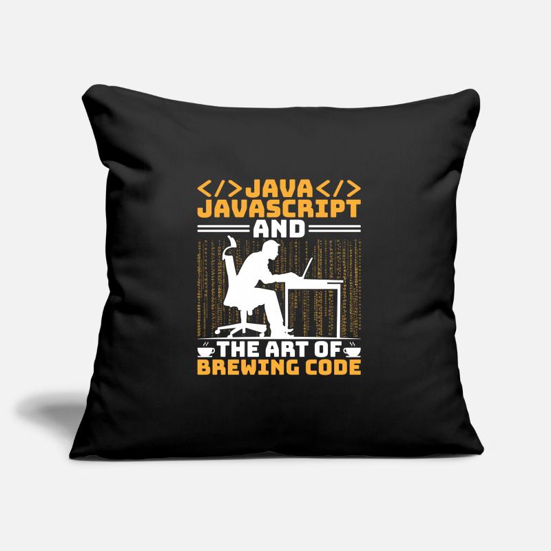 Kaffee-Codierung Programmierer Programmierer Entwickler Nerd Coff Sofakissenbezug 45 x 45 cm