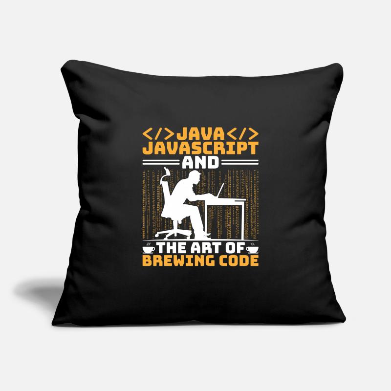 Kaffee-Codierung Programmierer Programmierer Entwickler Nerd Coff Sofakissenbezug 45 x 45 cm