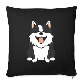 Shikoku - Sofa pillowcase 17,3'' x 17,3'' (45 x 45 cm) - black - Front