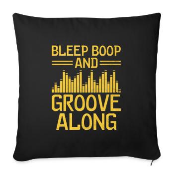 Chiptune Music Lover Groove zu den Bleeps und Bloo - Sofakissenbezug 45 x 45 cm - Schwarz - Vorne