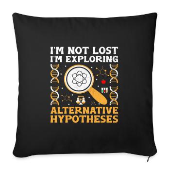 Science Teacher School Teacher Biology Chemistry P - Sofa pillowcase 17,3'' x 17,3'' (45 x 45 cm) - black - Front