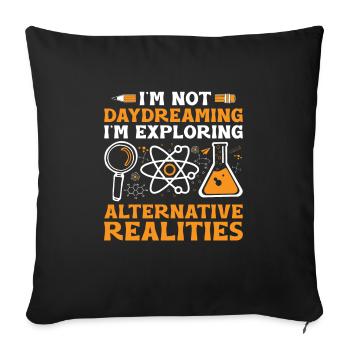 Science Teacher School Teacher Biology Chemistry P - Sofa pillowcase 17,3'' x 17,3'' (45 x 45 cm) - black - Front