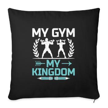 Physical Education Teacher PE Teachers School Spor - Sofa pillowcase 17,3'' x 17,3'' (45 x 45 cm) - black - Front