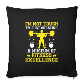 Physical Education Teacher PE Teachers School Spor - Sofa pillowcase 17,3'' x 17,3'' (45 x 45 cm) - black - Front