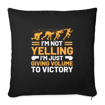 Physical Education Teacher PE Teachers School Spor - Sofa pillowcase 17,3'' x 17,3'' (45 x 45 cm) - black - Front