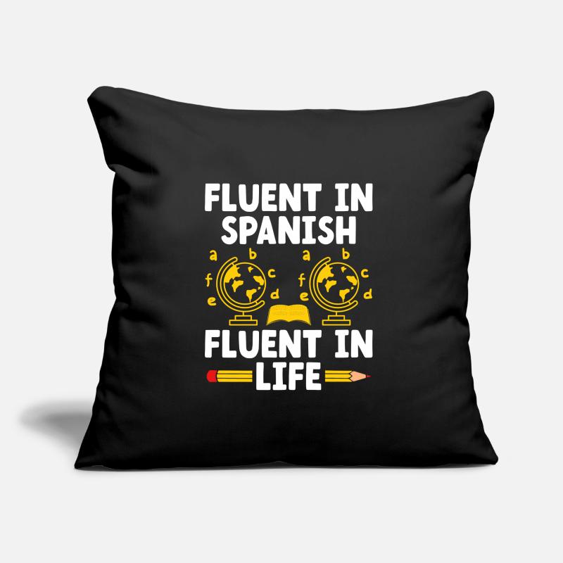 Professeur de langues étrangères École Professeurs de langues Housse de coussin décorative 45 x 45 cm