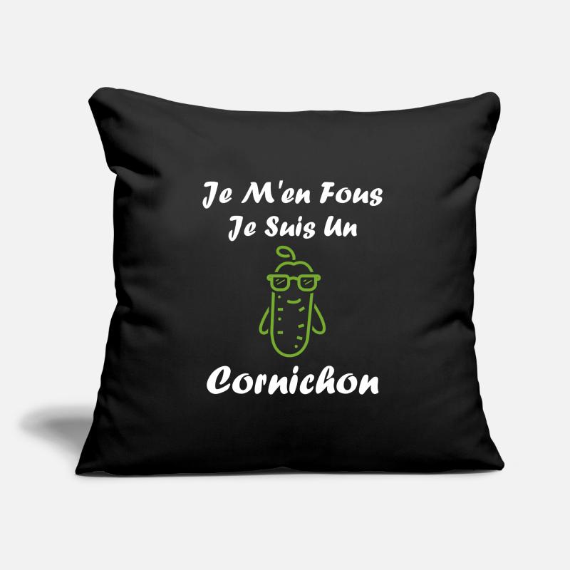 cornichon Housse de coussin décorative 45 x 45 cm