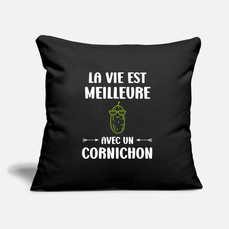 cornichon Housse de coussin décorative 45 x 45 cm