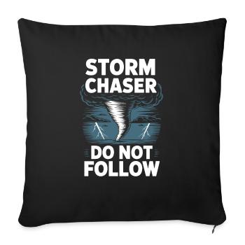 Storm Chaser Costume Storm Chaser - Sofa pillowcase 17,3'' x 17,3'' (45 x 45 cm) - black - Front