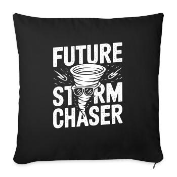 Storm Chaser Costume Storm Chaser - Sofa pillowcase 17,3'' x 17,3'' (45 x 45 cm) - black - Front
