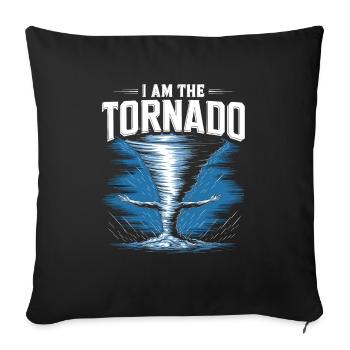 Storm Chaser Costume Storm Chaser - Sofa pillowcase 17,3'' x 17,3'' (45 x 45 cm) - black - Front