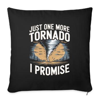 Storm Chaser Costume Storm Chaser - Sofa pillowcase 17,3'' x 17,3'' (45 x 45 cm) - black - Front