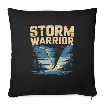 Storm Chaser Costume Storm Chaser - Sofa pillowcase 17,3'' x 17,3'' (45 x 45 cm) - black - Front