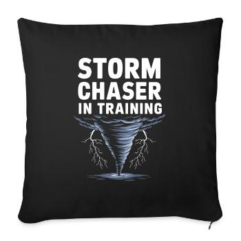 Storm Chaser Costume Storm Chaser - Sofa pillowcase 17,3'' x 17,3'' (45 x 45 cm) - black - Front