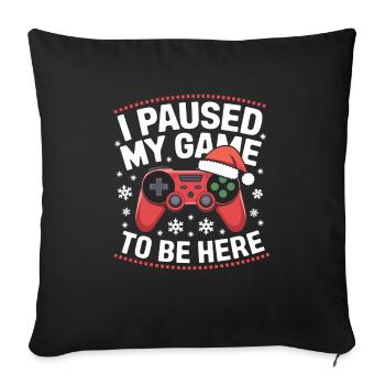 Gamer Gaming Gamer Gaming Christmas - Sofa pillowcase 17,3'' x 17,3'' (45 x 45 cm) - black - Front