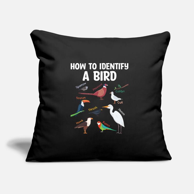 Comment identifier un ornithologue ornithologue Housse de coussin décorative 45 x 45 cm