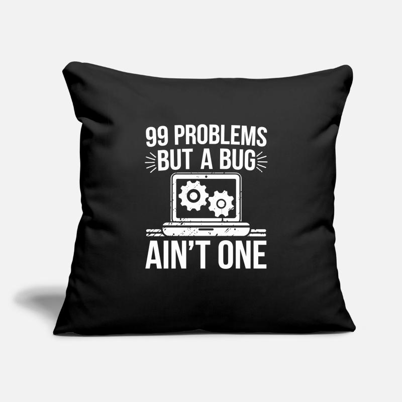 Support Administrateur Nerd Computer Tech Housse de coussin décorative 45 x 45 cm