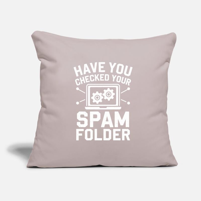 Support Administrateur Nerd Computer Tech Housse de coussin décorative 45 x 45 cm
