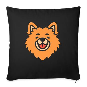 Eurasier - Sofa pillowcase 17,3'' x 17,3'' (45 x 45 cm) - black - Front