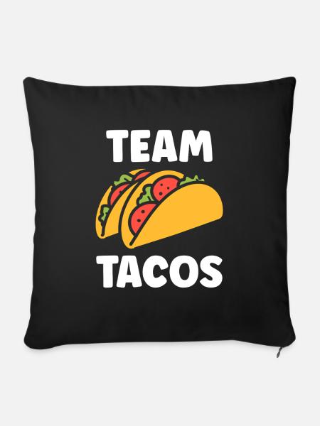 Tacos - Sofakissenbezug 45 x 45 cm - Schwarz