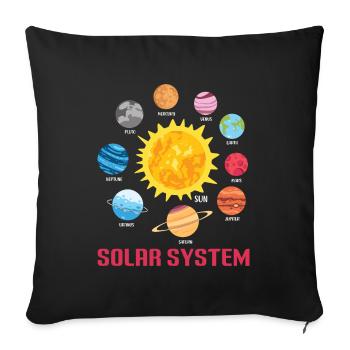 T-shirt Smart Mathematics de l’Université des Sciences - Housse de coussin décorative 45 x 45 cm - noir - Devant