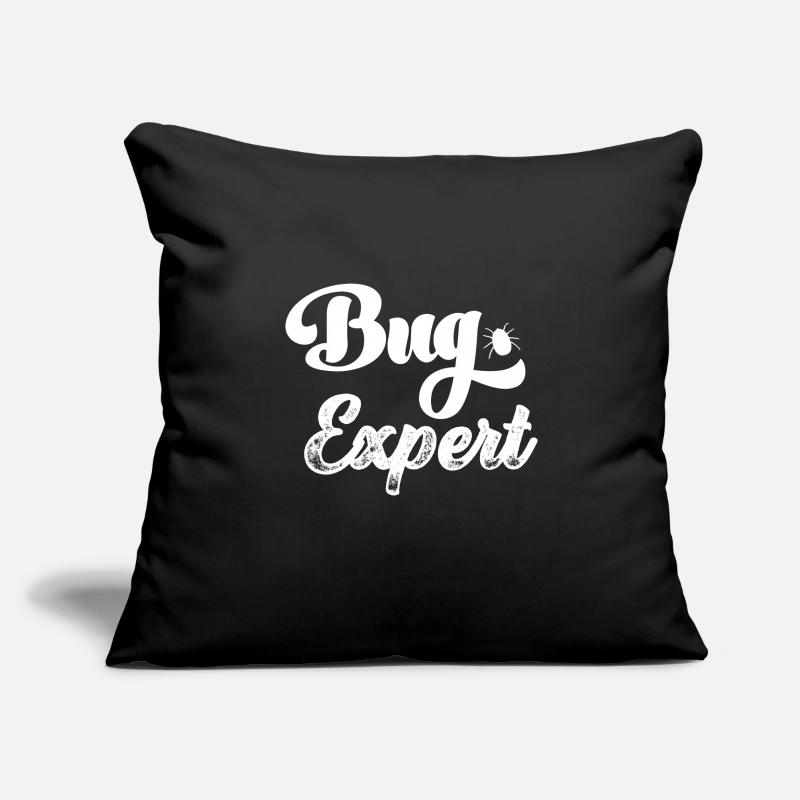 Bug Expert Bugs Gamer Computer Scientist Programming Housse de coussin décorative 45 x 45 cm
