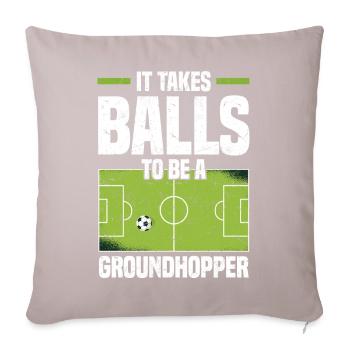 Idée cadeau de nettoyage | Stade de football Sports - Housse de coussin décorative 45 x 45 cm - taupe clair - Devant
