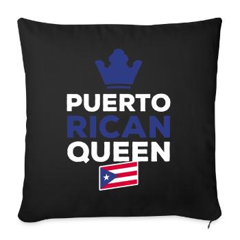 Porto Rico - Housse de coussin décorative 45 x 45 cm - noir - Devant