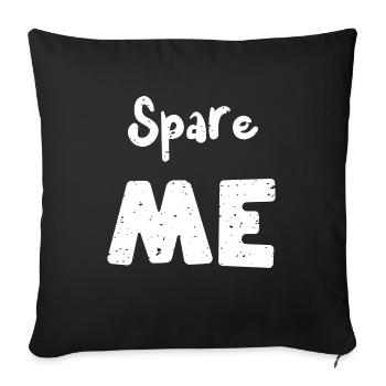 Spare Me - Bowling - Sofakissenbezug 45 x 45 cm - Schwarz - Vorne