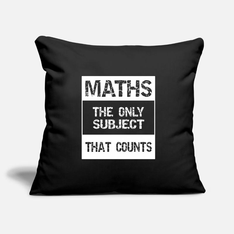 J'adore les maths - J'adore les maths - professeur de maths Housse de coussin décorative 45 x 45 cm