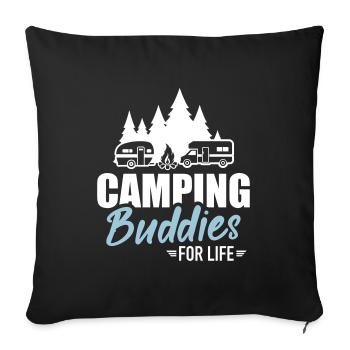 Camper - Sofa pillowcase 17,3'' x 17,3'' (45 x 45 cm) - black - Front