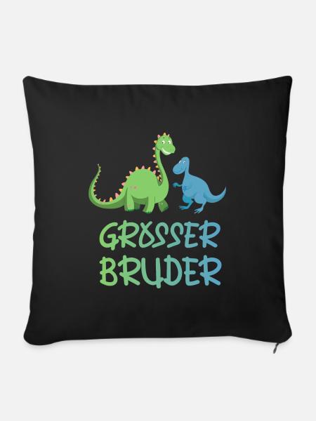 Großer Bruder - Sofakissenbezug 45 x 45 cm - Schwarz