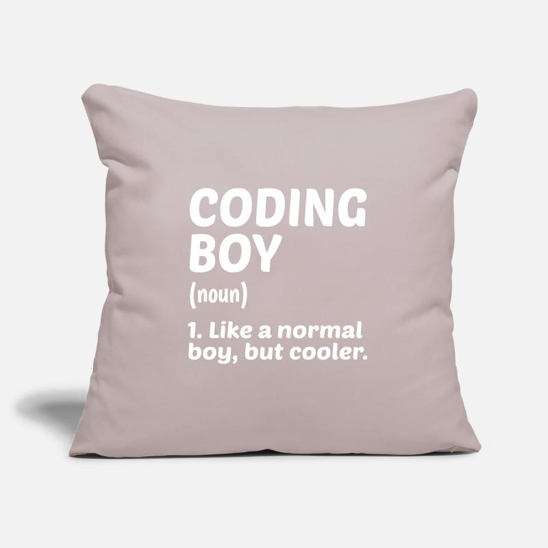 Coding Boy Definition Noun Software Developer Prog Sofakissenbezug 45 x 45 cm