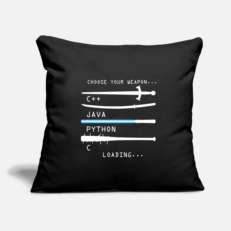 programmation Housse de coussin décorative 45 x 45 cm