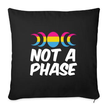 Not A Phase Gay Bisexual Pride Rainbow Lgbtq Diver - Sofakissenbezug 45 x 45 cm - Schwarz - Vorne