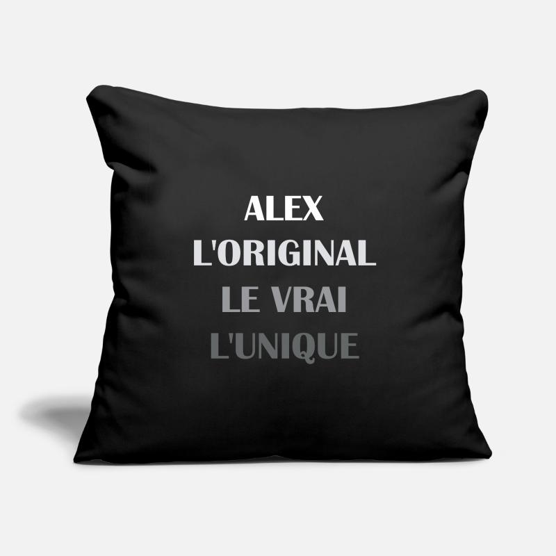 alex Housse de coussin décorative 45 x 45 cm