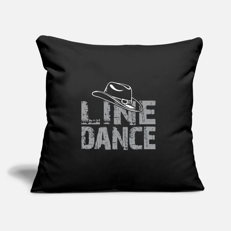 Line Dance Time Line Dancing Dancing Sofa pillowcase 17,3'' x 17,3'' (45 x 45 cm)
