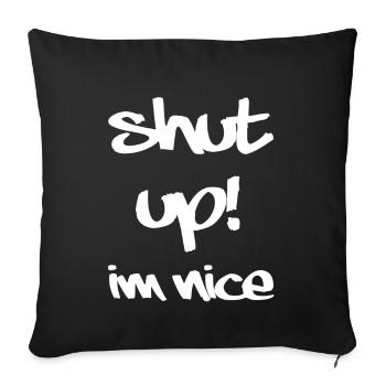 Drôle de sort Cadeau Drôle De Drôles De Sorts Drôles - Housse de coussin décorative 45 x 45 cm - noir - Devant