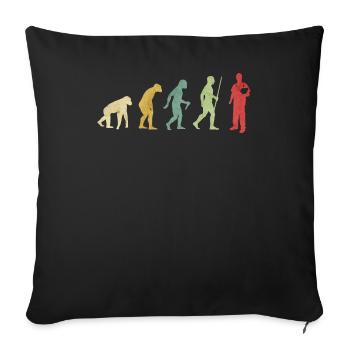 Evolución del doctor - Housse de coussin décorative 45 x 45 cm - noir - Devant