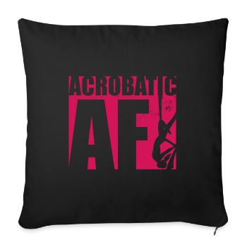 Acrobatic Af Gymnast Gymnastics Acrobat Acrobatics - Sofakissenbezug 45 x 45 cm - Schwarz - Vorne
