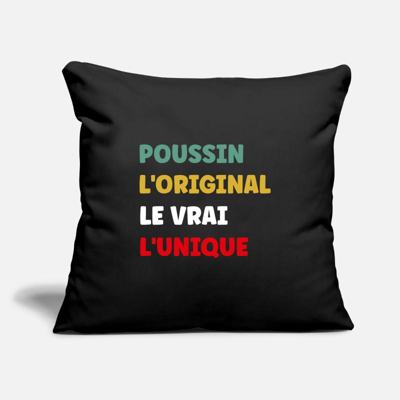 poussin Housse de coussin décorative 45 x 45 cm