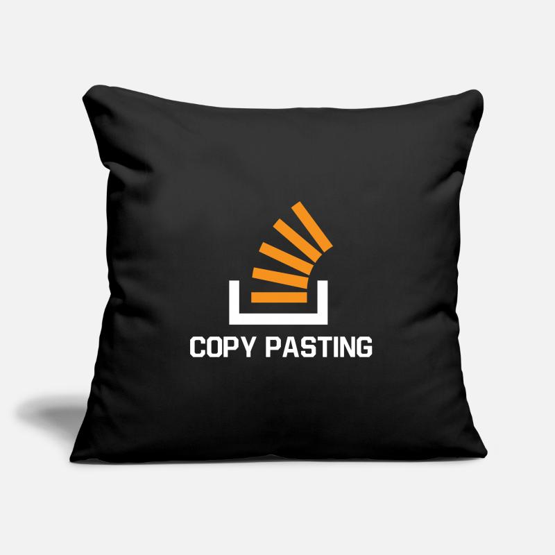 Copy Pasting Programming Coder Software Developer Sofakissenbezug 45 x 45 cm