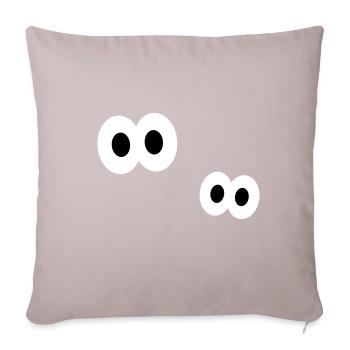 eyes - Sofa pillowcase 17,3'' x 17,3'' (45 x 45 cm) - light taupe - Front